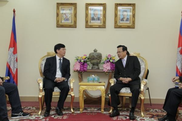 ជំនួបពិភាក្សាការងារជាមួយគណៈប្រតិភូរដ្ឋបាលក្រុងប៉េហាយ នៃសាធារណរដ្ឋប្រជាមានិតចិន