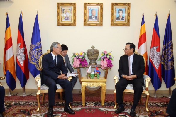 ជំនួបពិភាក្សាការងារជាមួយ ឯកឧត្តម  Hidehisa Horinouchi  អគ្គរាជទូតជប៉ុនប្រចាំកម្ពុជា ពាក់ព័ន្ធនឹងកិច្ចព្រមព្រៀងសហប្រតិបត្តិការរវាងកម្ពុជា-ជប៉ុន ស្តីពី &ldquo;ពលករជំនាញ&rdquo;