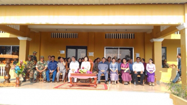 ពិធីសំណេះសំណាល និងសួរសុខទុក្ខជាមួយនាយទាហាន នាយទាហានរង និងពលទាហាន នៃកងពលតូចអន្តរាគមន៍លេខ៧