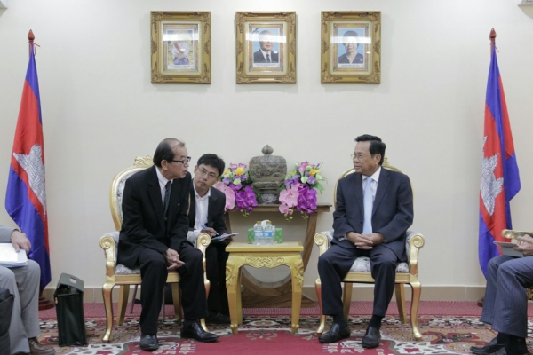 លោក KENSUKE TSUZUKI អនុប្រធានជាន់ខ្ពស់អង្គការសហប្រតិបត្តិការខាងការបណ្តុះបណ្តាលអន្តរជាតិជប៉ុន(JITCO) ជួបសម្តែងការគួរសម និងពិភាក្សាការងារ