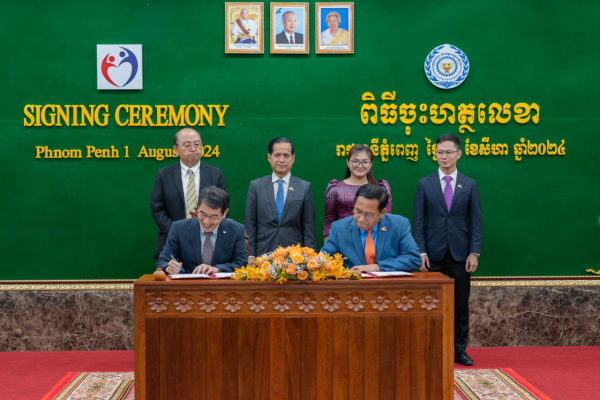 ក្រសួងការងារចុះអនុស្សរណៈលើកិច្ចសហប្រតិបត្តិការកម្មវិធីលើកកម្ពស់ប្រព័ន្ធវាយតម្លៃជំនាញជាមួយរដ្ឋាភិបាលជប៉ុន