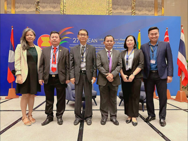 មន្ត្រីជាន់ខ្ពស់ការងារកម្ពុជា ចូលរួមកិច្ចប្រជុំរដ្ឋមន្រ្តីការងារអាស៊ាន លើកទី២៧ (27th ALMM) និងកិច្ចប្រជុំរដ្ឋមន្រ្តីការងារអាស៊ានបូកបី លើកទី១២