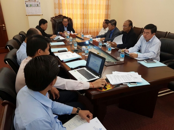 កិច្ចប្រជុំរៀបចំផែនការ ទប់ស្កាត់ និងដោះស្រាយបញ្ហាកូដកម្ម បាតុកម្មនៅតាមគ្រប់មុខសញ្ញា ឆ្នាំ២០១៧-២០១៨