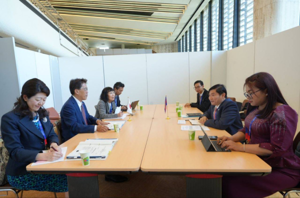 រដ្ឋមន្ត្រីក្រសួងការងារកម្ពុជា-ជប៉ុនឯកភាពបន្តពង្រឹងកិច្ចសហប្រតិបត្តិការទ្វេភាគីលើវិស័យការងារ និងសន្តិសុខសង្គមឱ្យកាន់តែរីកចម្រើនបន្ថែមទៀតស្របតាមកម្រិតទំនាក់ទំនងការទូតថ្មី