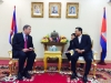 ឯកឧត្តមបណ្ឌិត អ៊ិត សំហេង ទទួលជួបពិភាក្សាការងារជាមួយ ឯកឧត្តម William A.Heidt.