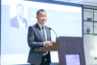 ក្រសួងការងារ និងសភាពាណិជ្ជកម្មអឺរ៉ុប រួមគ្នាពិភាក្សាពីយុទ្ធសាស្ត្រពង្រឹងកម្លាំងពលកម្មកម្ពុជា ក្នុងយុគសម័យ AI